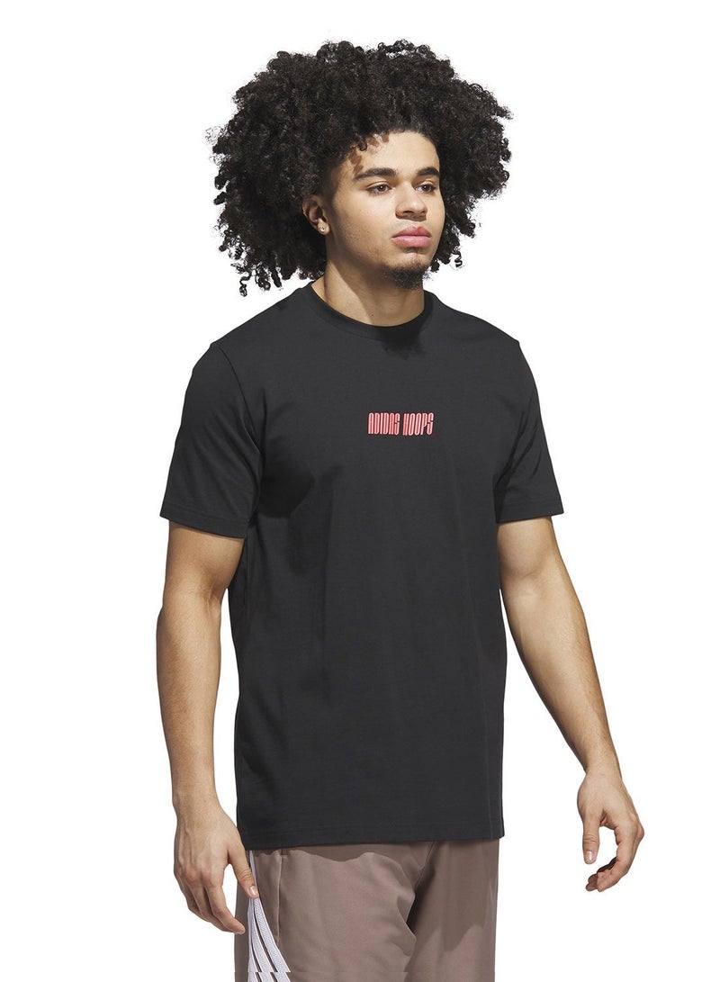 Adidas Hoops Graphic T-Shirt - Image 5